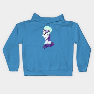 Winter Rarity sitting 1 Kids Hoodie